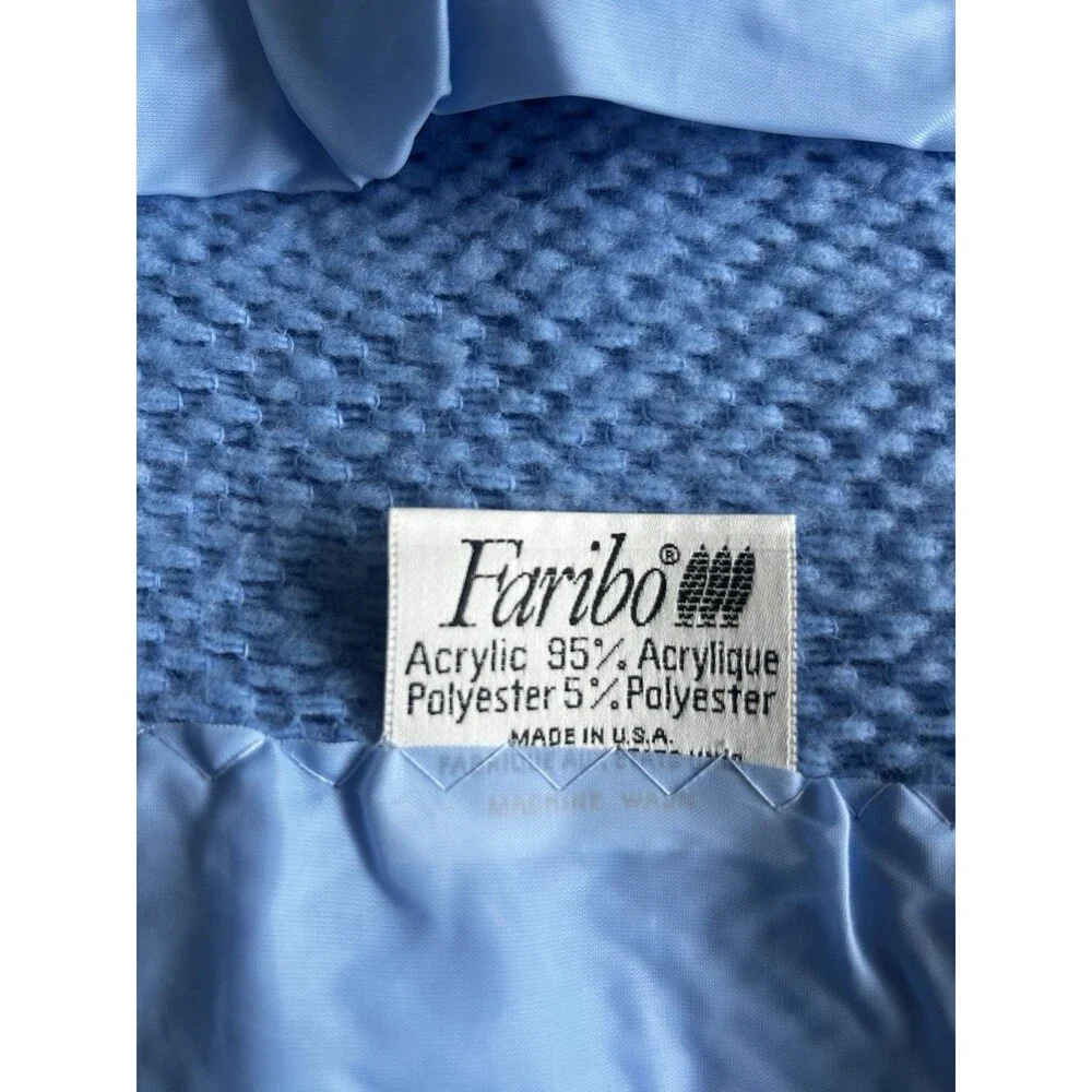 Vintage Faribo Thermal Blanket Full Vintage Size Fits Modern Queen Approx. 91x95